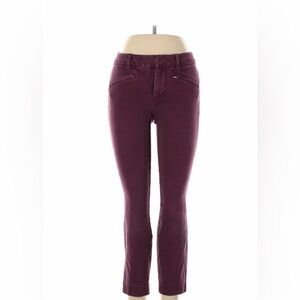 GAP Women's Straight Leg Pants - Burgundy